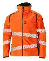 Mascot Accelerate Safe Warn-Softshelljacke – orange/moosgrün