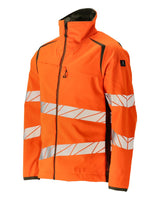 Mascot Accelerate Safe Warn-Softshelljacke – orange/moosgrün