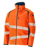 Mascot Accelerate Safe Warn-Softshelljacke – orange/dunkelpetroleum