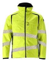 Mascot Accelerate Safe Warn-Softshelljacke – gelb/schwarz