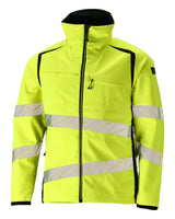 Mascot Accelerate Safe Warn-Softshelljacke – gelb/schwarz