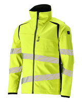 Mascot Accelerate Safe Warn-Softshelljacke – gelb/schwarz