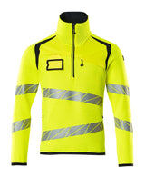 Mascot Accelerate Safe Warnschutz Strickpullover – gelb/schwarzblau