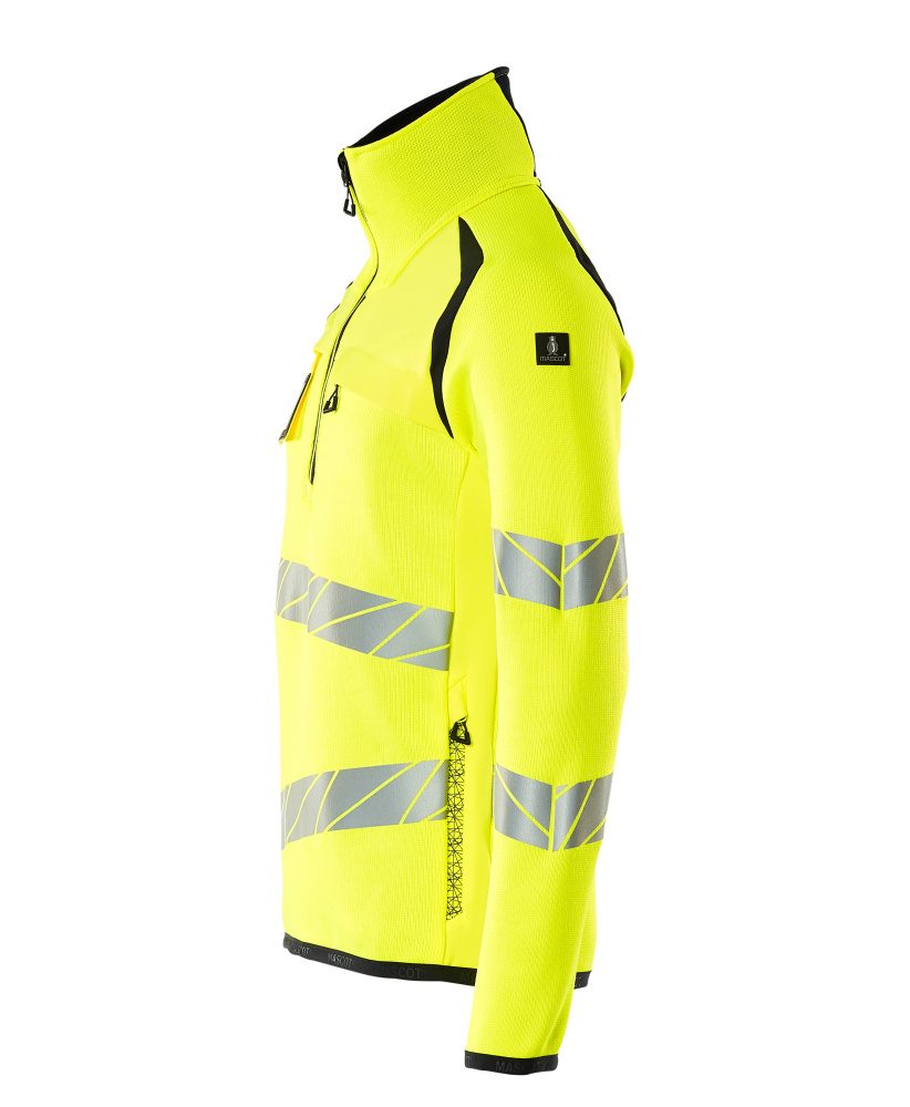 Mascot Accelerate Safe Warnschutz Strickpullover – gelb/schwarzblau