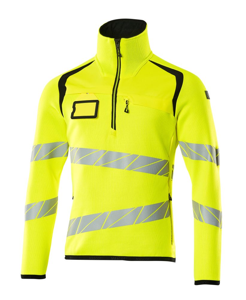 Mascot Accelerate Safe Warnschutz Strickpullover – gelb/schwarz