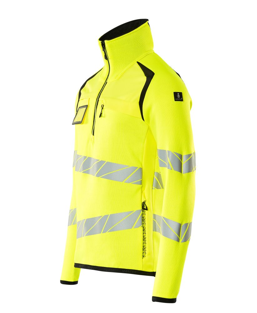 Mascot Accelerate Safe Warnschutz Strickpullover – gelb/schwarz