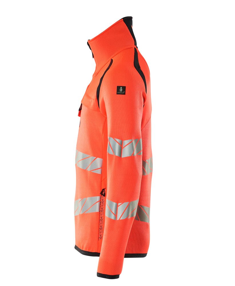 Mascot Accelerate Safe Warnschutz Strickpullover – rot/schwarzblau