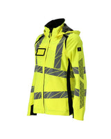 Mascot Damen Accelerate Safe Warnschutz Regenjacke – gelb/schwarz