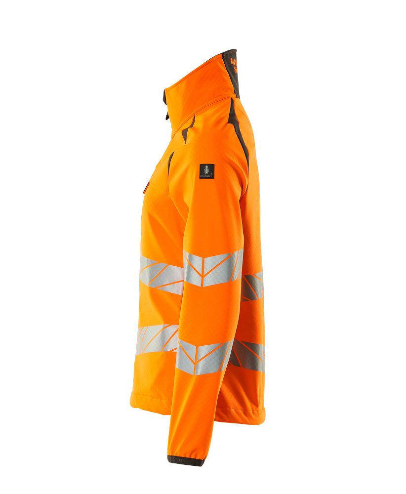 Mascot Damen Accelerate Safe Warn-Softhelljacke – orange/dunkelanthrazit