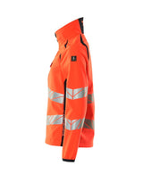 Mascot Damen Accelerate Safe Warn-Softhelljacke – rot/schwarzblau
