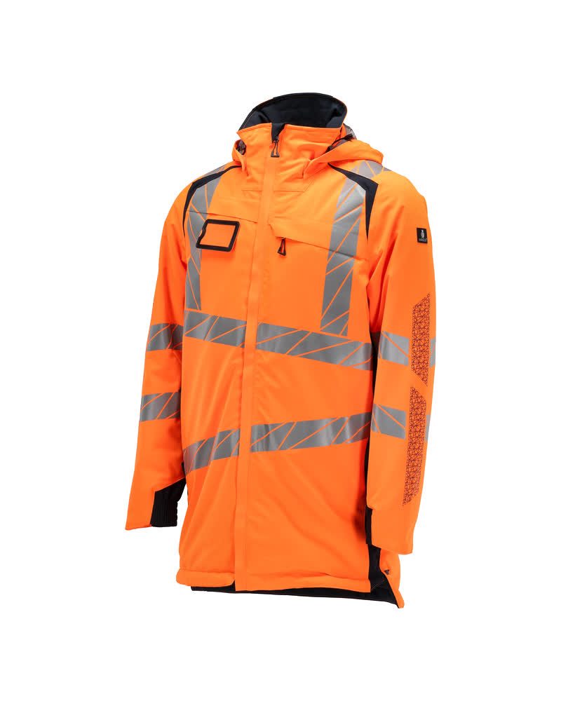 Mascot Accelerate Safe Warnschutz Winter-Parka – orange/schwarzblau