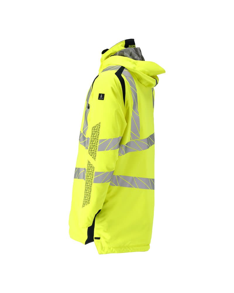 Mascot Accelerate Safe Warnschutz Winter-Parka – gelb/schwarzblau
