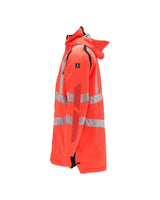Mascot Accelerate Safe Warnschutz Winter-Parka – rot/schwarzblau
