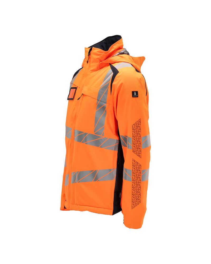 Mascot Accelerate Safe Warnschutz Winterjacke – orange/schwarzblau