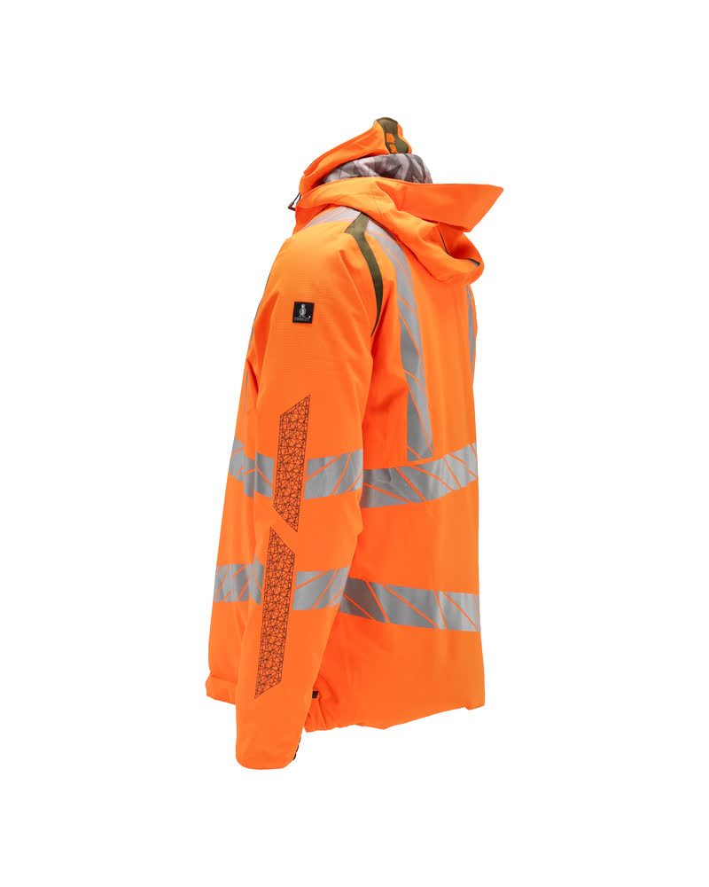 Mascot Accelerate Safe Warnschutz Winterjacke – orange/moosgrün