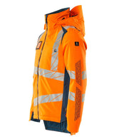 Mascot Accelerate Safe Warnschutz Winterjacke – orange/dunkelpetroleum