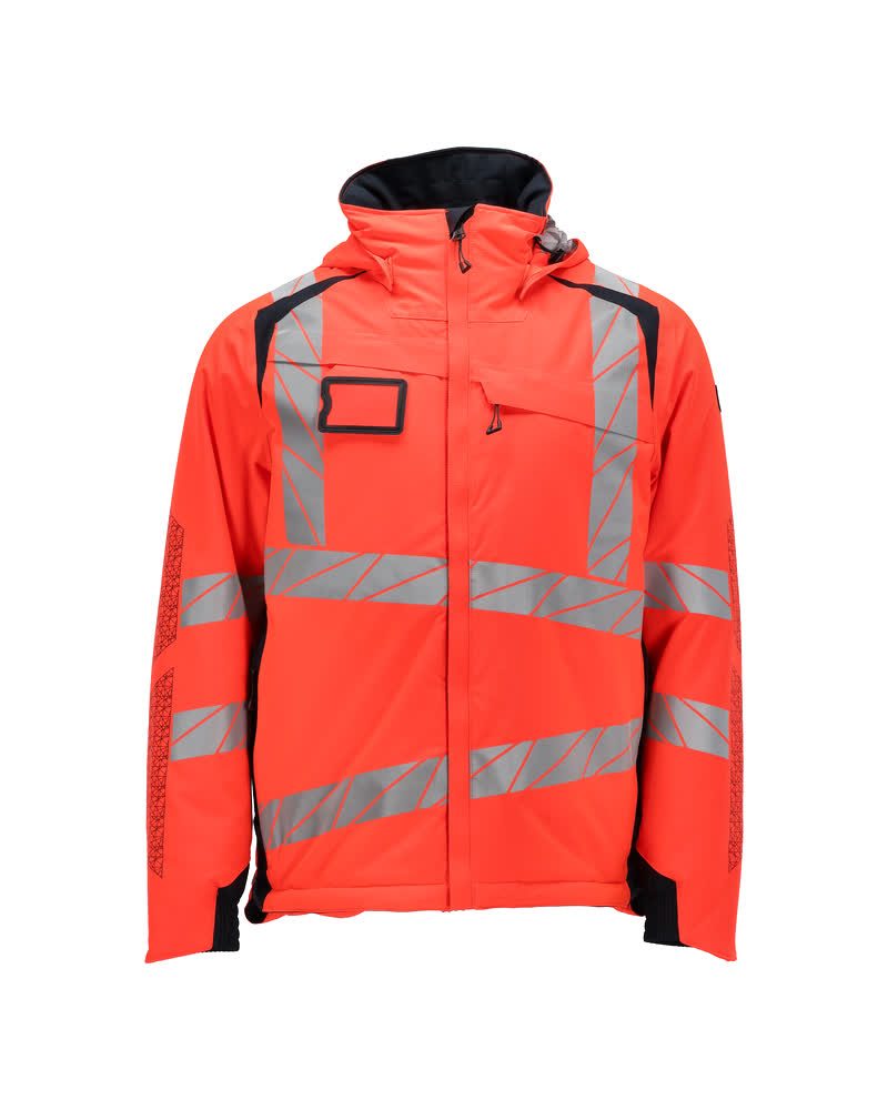 Mascot Accelerate Safe Warnschutz Winterjacke – rot/schwarzblau