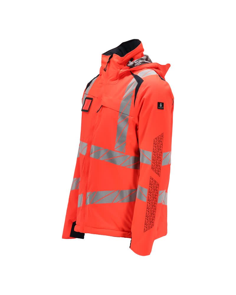 Mascot Accelerate Safe Warnschutz Winterjacke – rot/schwarzblau