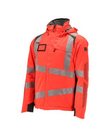 Mascot Accelerate Safe Warnschutz Winterjacke – rot/dunkelanthrazit