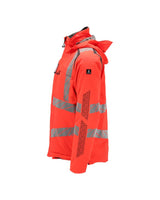 Mascot Accelerate Safe Warnschutz Winterjacke – rot/dunkelanthrazit
