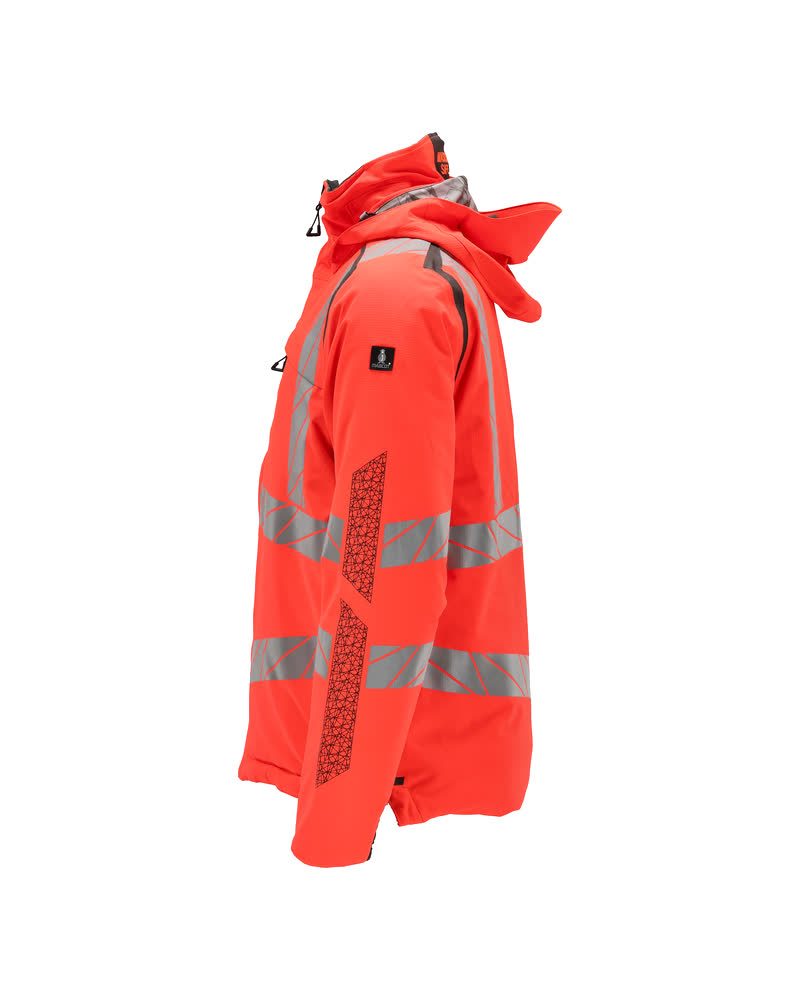 Mascot Accelerate Safe Warnschutz Winterjacke – rot/dunkelanthrazit