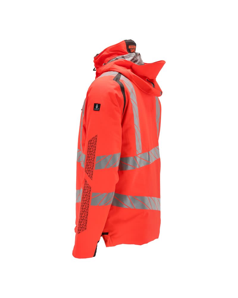 Mascot Accelerate Safe Warnschutz Winterjacke – rot/dunkelanthrazit