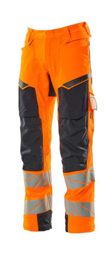 Mascot Kl.2 Accelerate Safe Warn Stretchbundhose 19079-511 – orange/schwarzblau