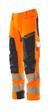 Mascot Kl.2 Accelerate Safe Warn Stretchbundhose 19079-511 – orange/schwarzblau