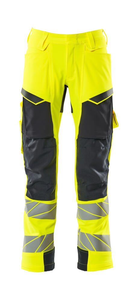 Mascot Kl.2 Accelerate Safe Warn Stretchbundhose 19079-511 – gelb/schwarzblau