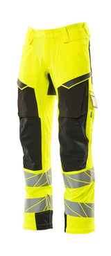 Mascot Kl.2 Accelerate Safe Warn Stretchbundhose 19079-511 – gelb/schwarz