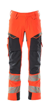Mascot Kl.2 Accelerate Safe Warn Stretchbundhose 19079-511 – rot/schwarzblau