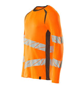 Mascot Accelerate Safe Warnschutz Langarmshirt – orange/dunkelanthrazit