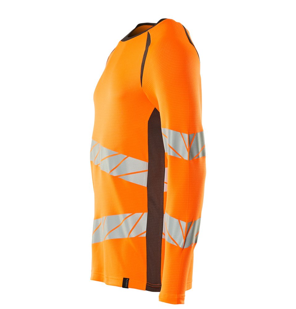 Mascot Accelerate Safe Warnschutz Langarmshirt – orange/dunkelanthrazit