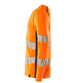 Mascot Accelerate Safe Warnschutz Langarmshirt – orange/dunkelanthrazit