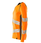 Mascot Accelerate Safe Warnschutz Langarmshirt – orange/moosgrün