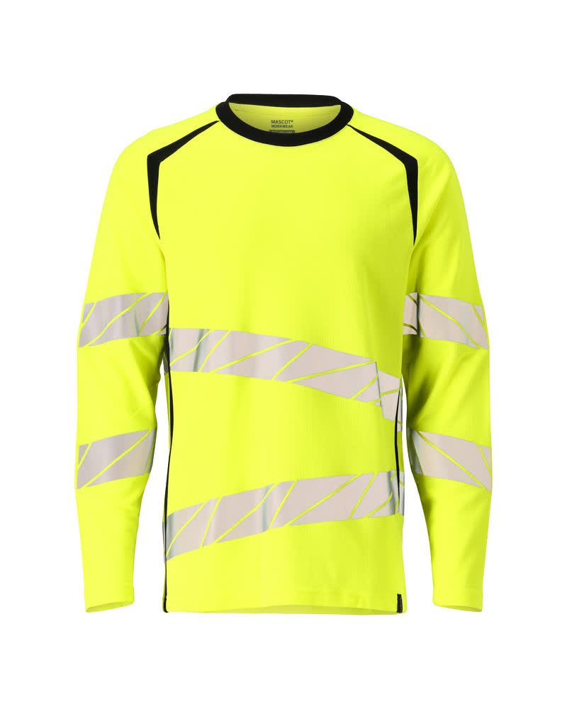 Mascot Accelerate Safe Warnschutz Langarmshirt – gelb/schwarz