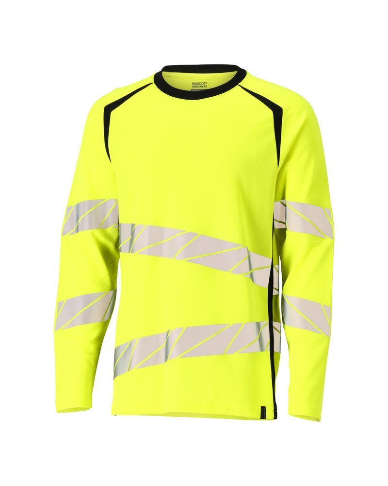 Mascot Accelerate Safe Warnschutz Langarmshirt – gelb/schwarz