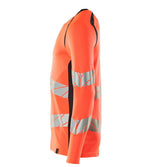 Mascot Accelerate Safe Warnschutz Langarmshirt – rot/schwarzblau