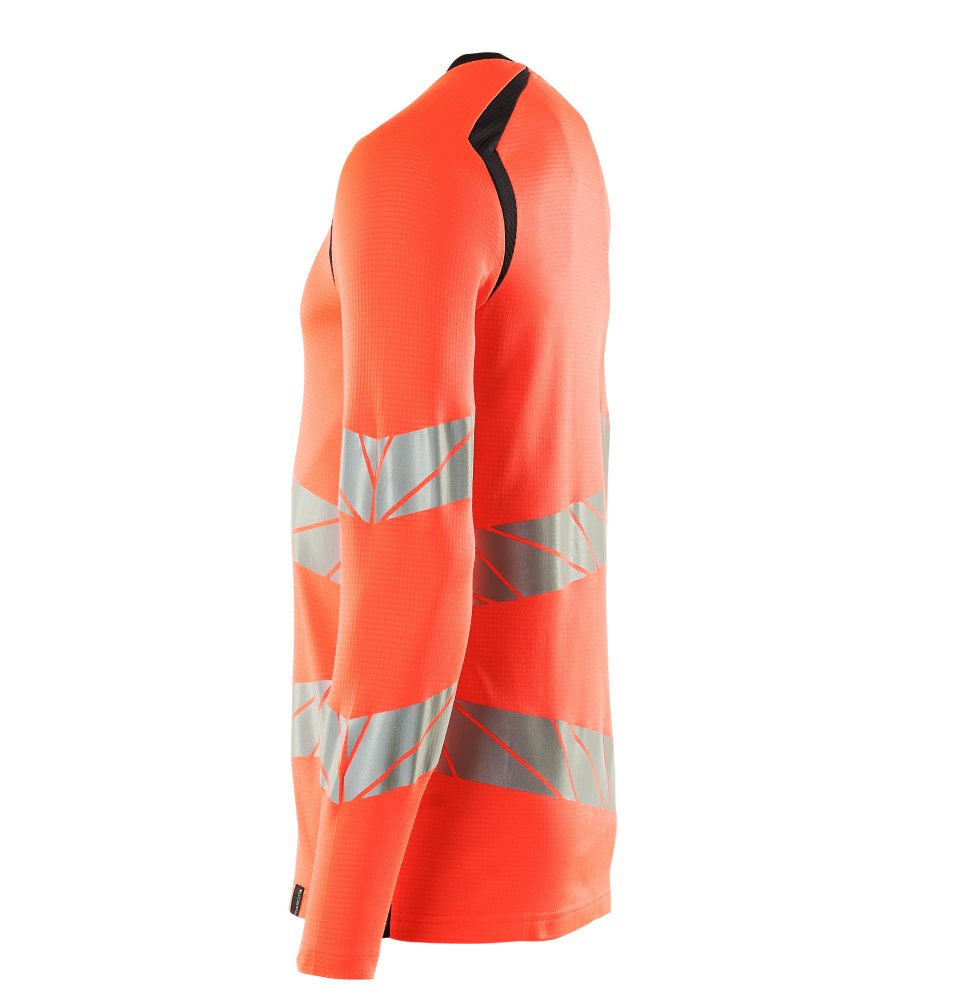 Mascot Accelerate Safe Warnschutz Langarmshirt – rot/schwarzblau