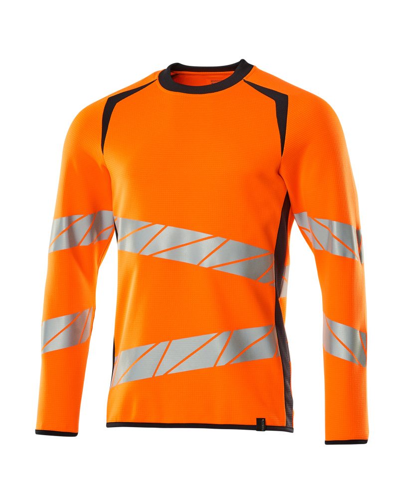 Mascot Accelerate Safe Warnschutz Sweatshirt – orange/schwarzblau