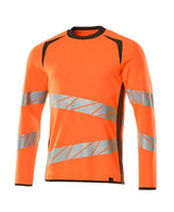 Mascot Accelerate Safe Warnschutz Sweatshirt – orange/dunkelanthrazit