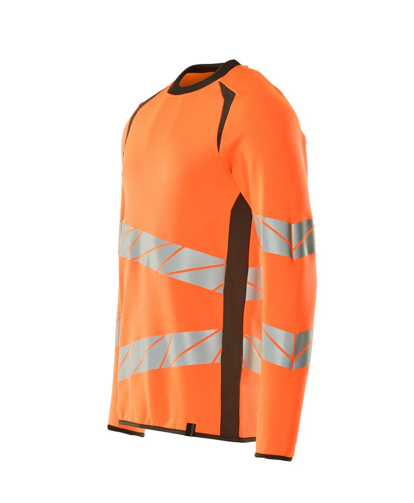 Mascot Accelerate Safe Warnschutz Sweatshirt – orange/dunkelanthrazit