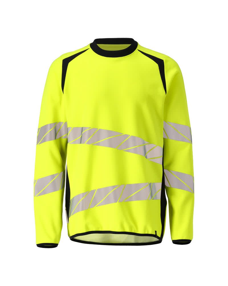 Mascot Accelerate Safe Warnschutz Sweatshirt – gelb/schwarzblau