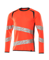 Mascot Accelerate Safe Warnschutz Sweatshirt – rot/schwarzblau