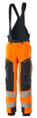 Mascot Accelerate Safe Warnschutz Winterhose – orange/schwarzblau