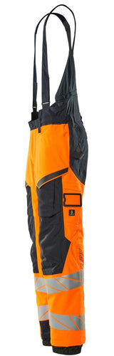 Mascot Accelerate Safe Warnschutz Winterhose – orange/schwarzblau