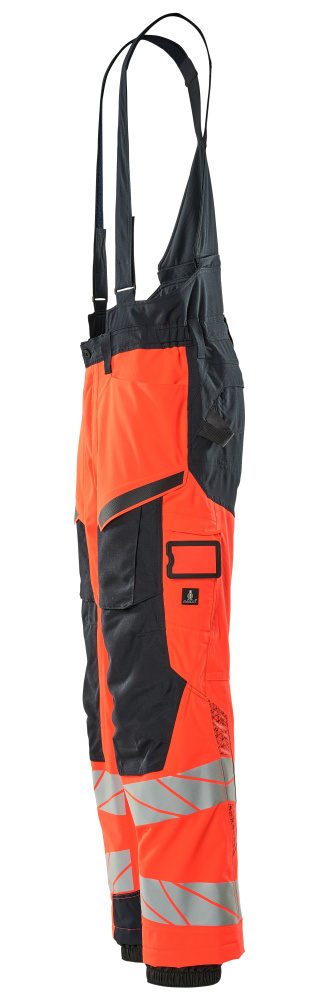 Mascot Accelerate Safe Warnschutz Winterhose – rot/schwarzblau
