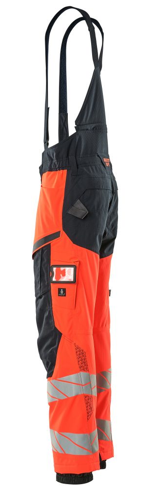 Mascot Accelerate Safe Warnschutz Winterhose – rot/schwarzblau