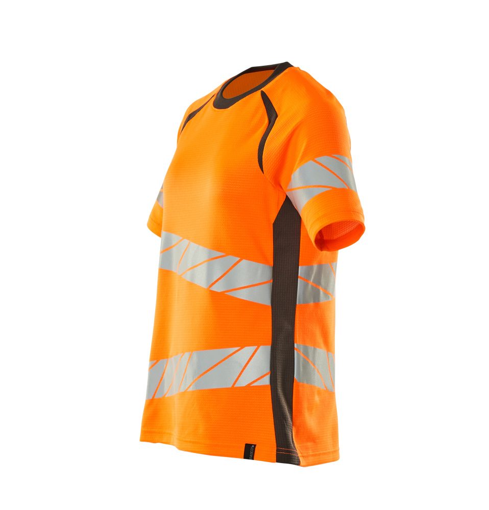 Mascot Damen Accelerate Safe Warnschutz T-Shirt – orange/dunkelanthrazit