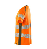 Mascot Damen Accelerate Safe Warnschutz T-Shirt – orange/moosgrün